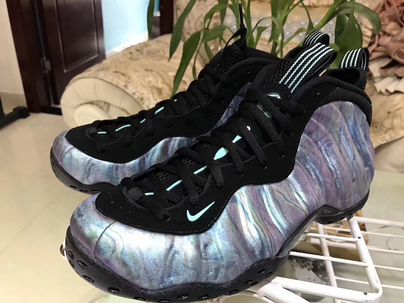 Authentic Nike Air Foamposite One PRM Abalone(fit half size smale)